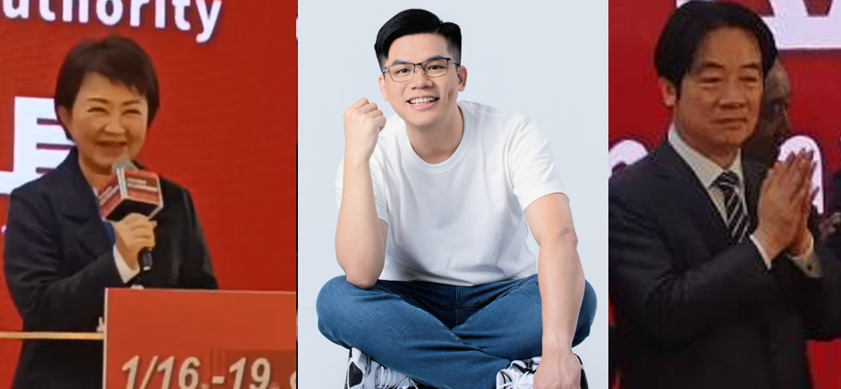 民眾黨台中市黨部發言人吳皇昇指賴清德造謠。 圖：新頭殼合成
