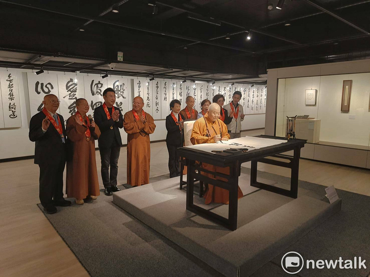 台中市長盧秀燕出席佛光綠美術館台中館開幕。 圖：唐復年/攝