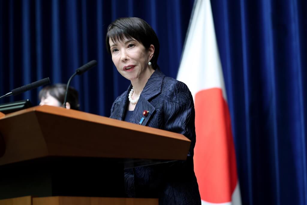 日本首相高市早苗。（共同社）