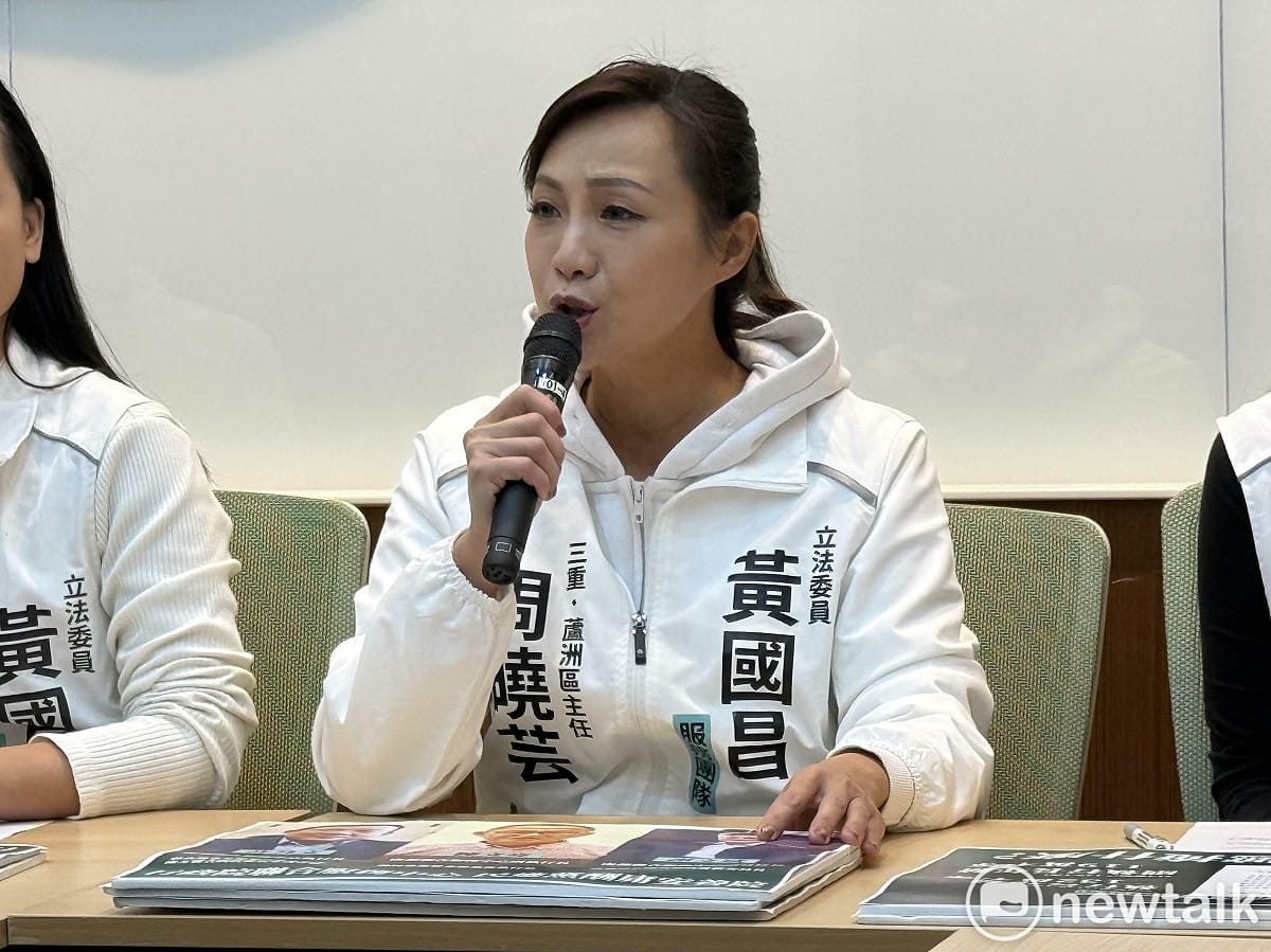 黃國昌三重蘆洲區主任周曉芸。 圖：周煊惠 / 攝（資料照）