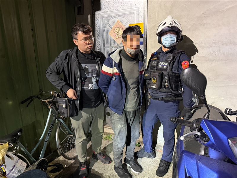 蘆洲雙屍命案，逆子廖聰賢砍殺父母逃亡45小時落網。 圖：翻攝畫面