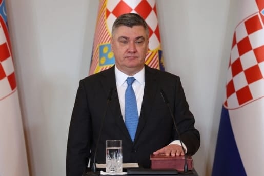 克羅埃西亞總統佐蘭·米拉諾維奇（zoran milanović）。 圖 : 翻攝自IC P hoto