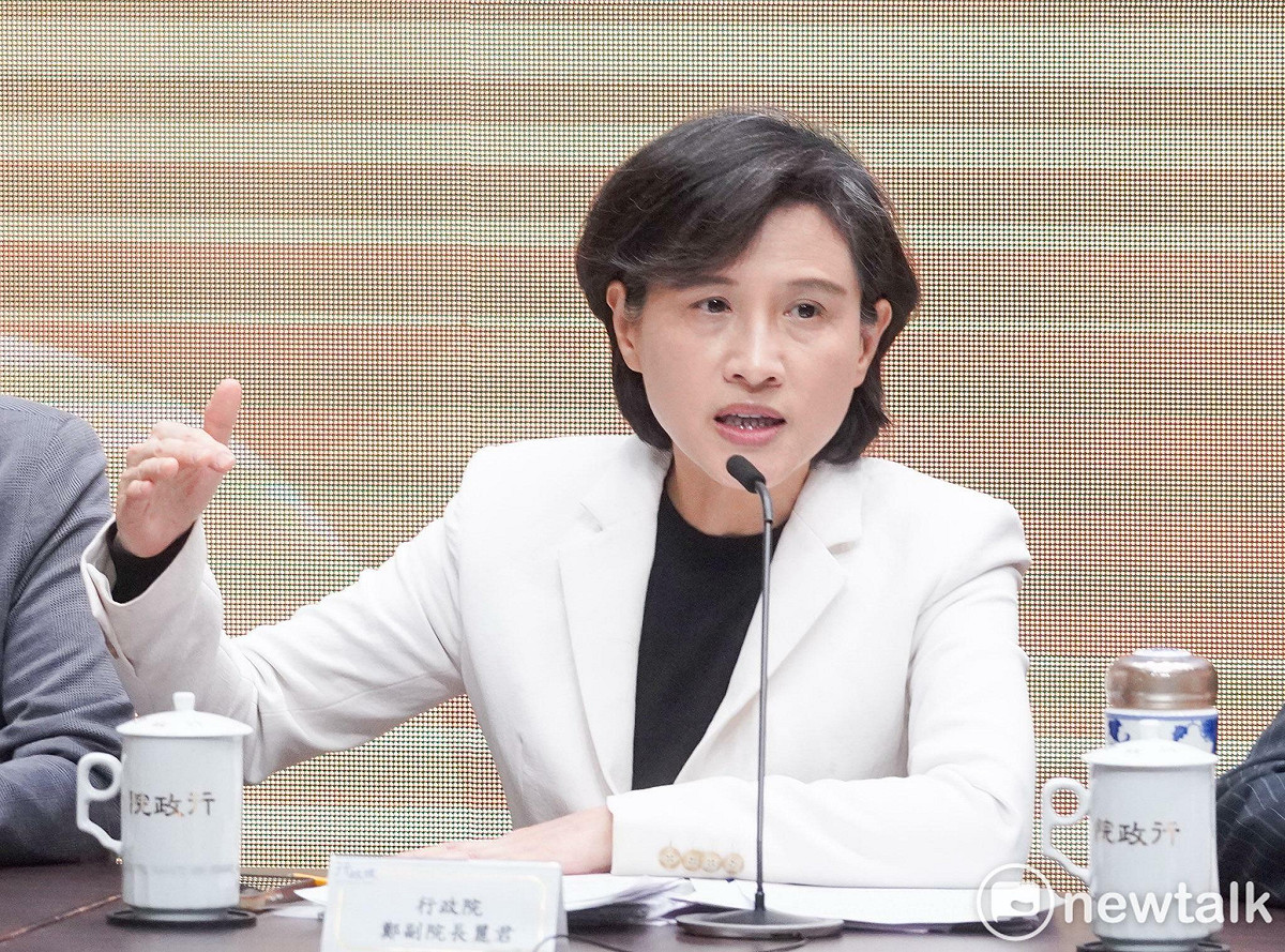 行政院副院長鄭麗君。（資料照片） 圖：張良一/攝