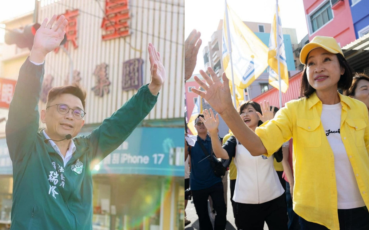 中間選民成關鍵 ! 高雄市長最新民調 柯志恩44%領先、賴瑞隆37.7%緊追