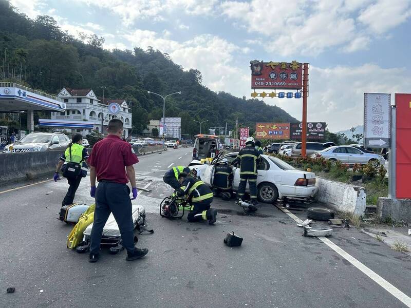 2025年夜衝武嶺的死亡車禍多達9件，造成10人死亡。 圖：警方提供