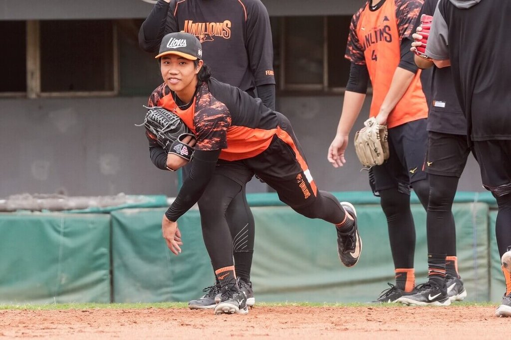 中華職棒統一7-ELEVEn獅隊左投林易霆（圖）今年春訓首要任務為修正投球機制，透過運科協助調整問題點，發掘不同球種並增強肌力。（統一7-ELEVEn獅隊提供）中央社記者蘇志畬傳真　115年1月21日