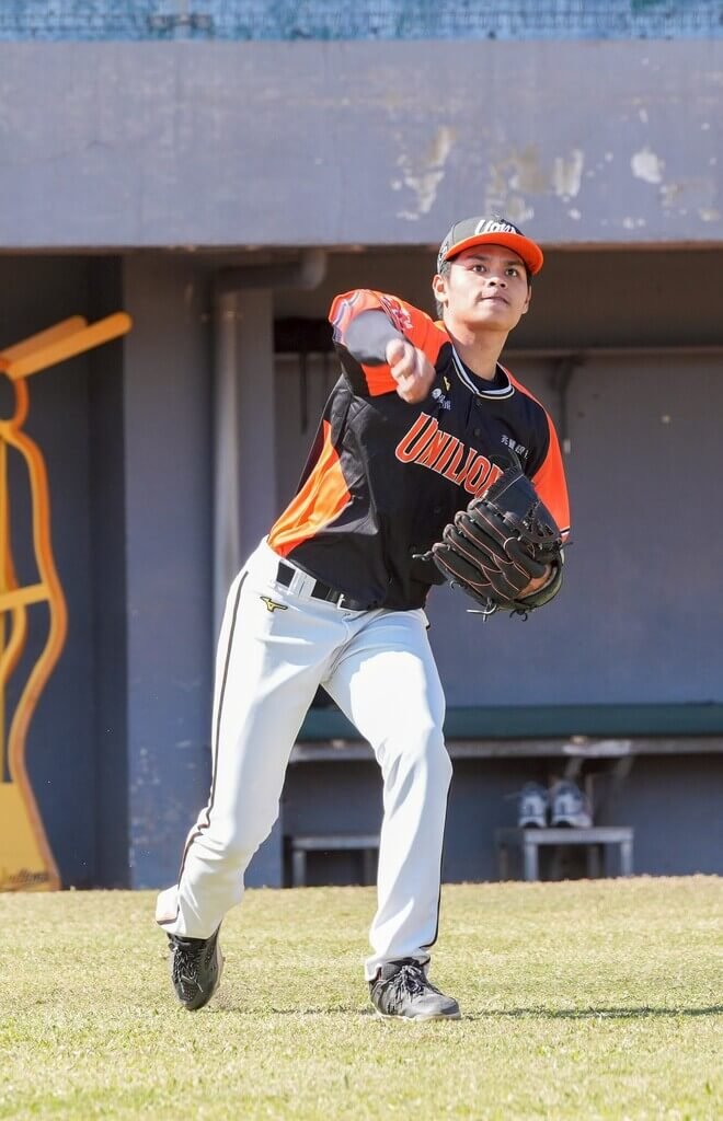 中華職棒統一7-ELEVEn獅隊19歲投手張宥謙（圖）2025年達成生涯一軍首場先發，2026年春訓課題以提升續航力為主。（統一7-ELEVEn獅隊提供）中央社記者蘇志畬傳真　115年1月21日