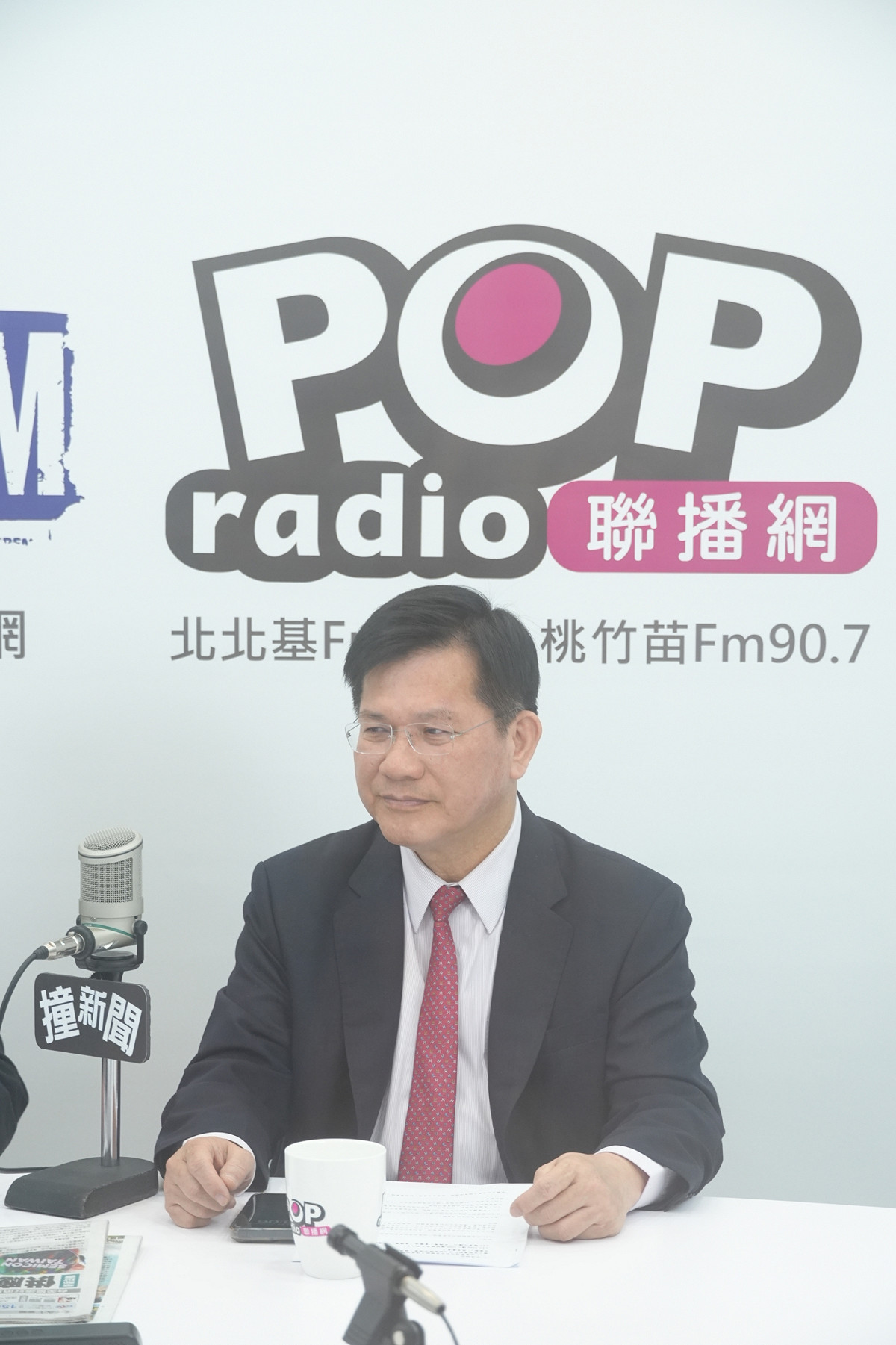 林佳龍說，可以期待台宏關係在27日後會有進一步發展。 圖：《POP撞新聞》提供