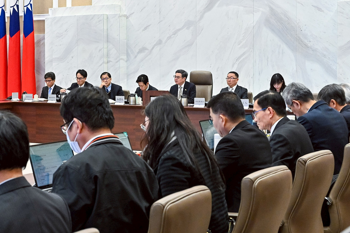 行政院115年第1次治安會報。 圖：行政院提供