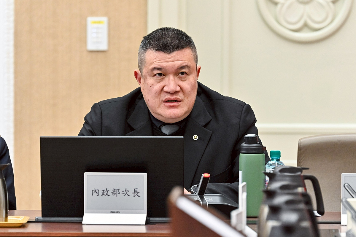 內政部政務次長馬士元。 圖：行政院提供