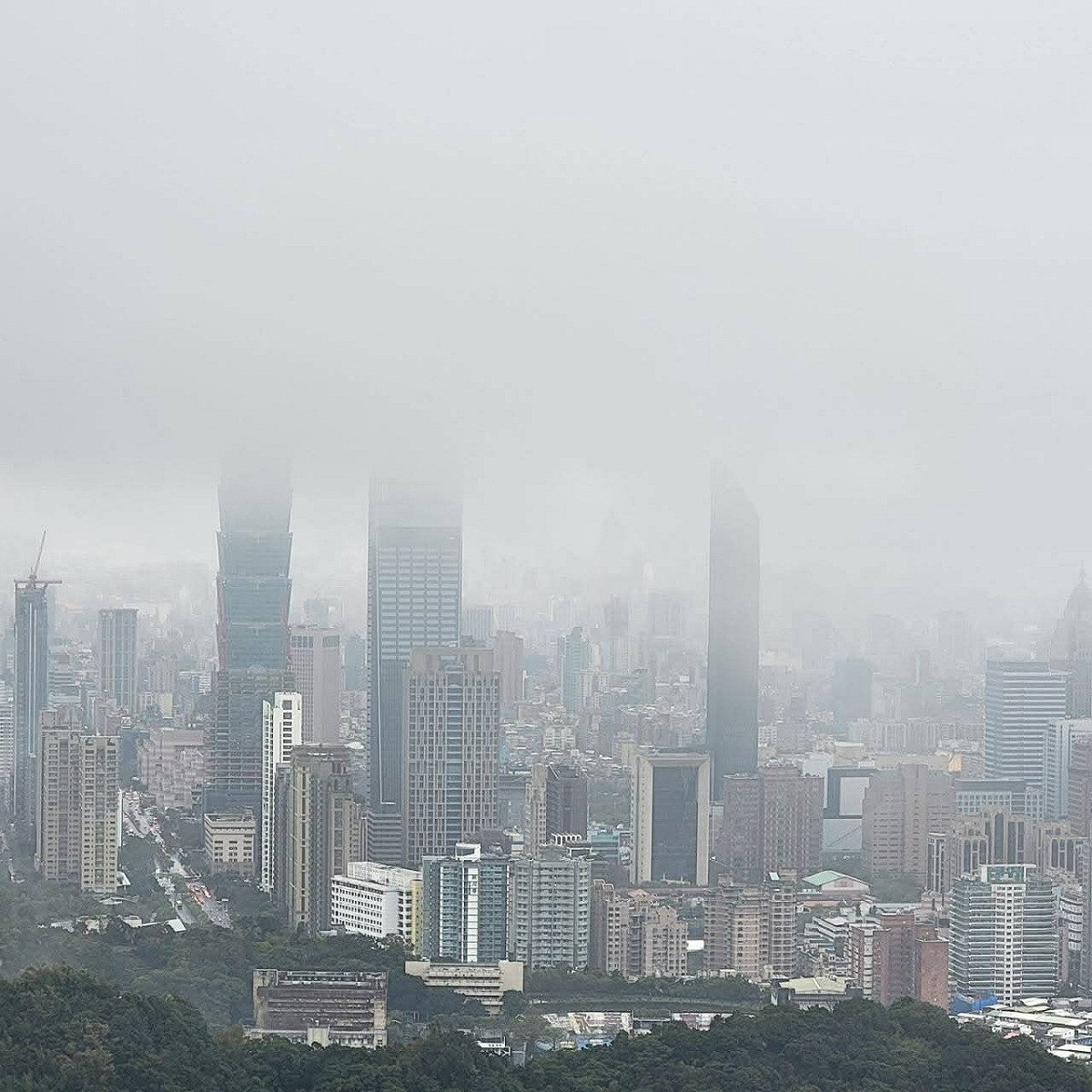 今日的台北101 圖/謝步智