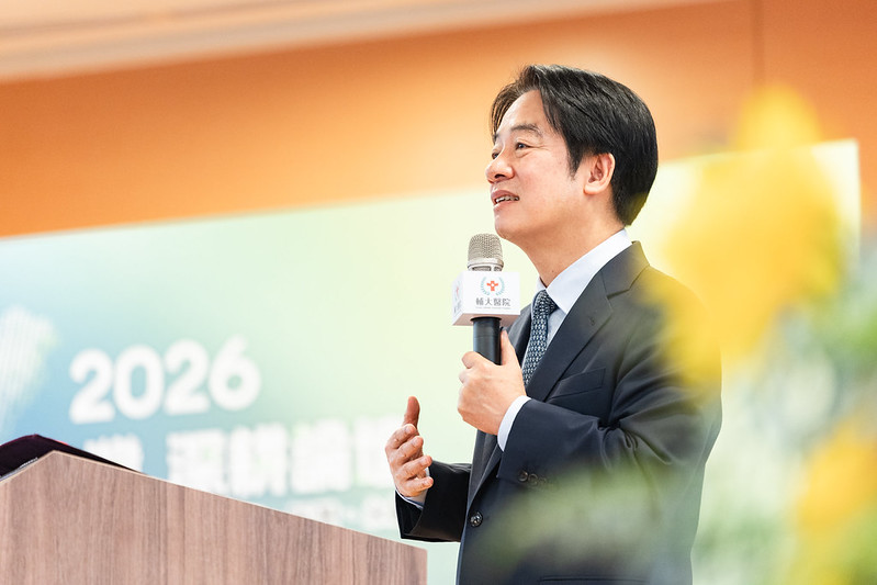 賴清德盼為醫療人員加薪。 圖：總統府提供