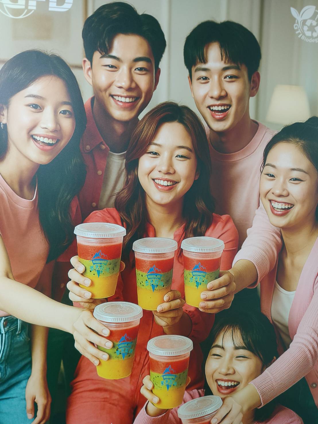 易拉蓋冷飲杯是GTI科技產品之一。 圖：思創全球/提供