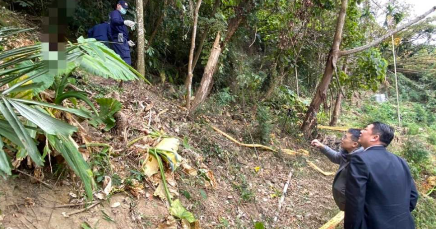台中市太平山區尋獲女子遺骸。 圖：翻攝畫面
