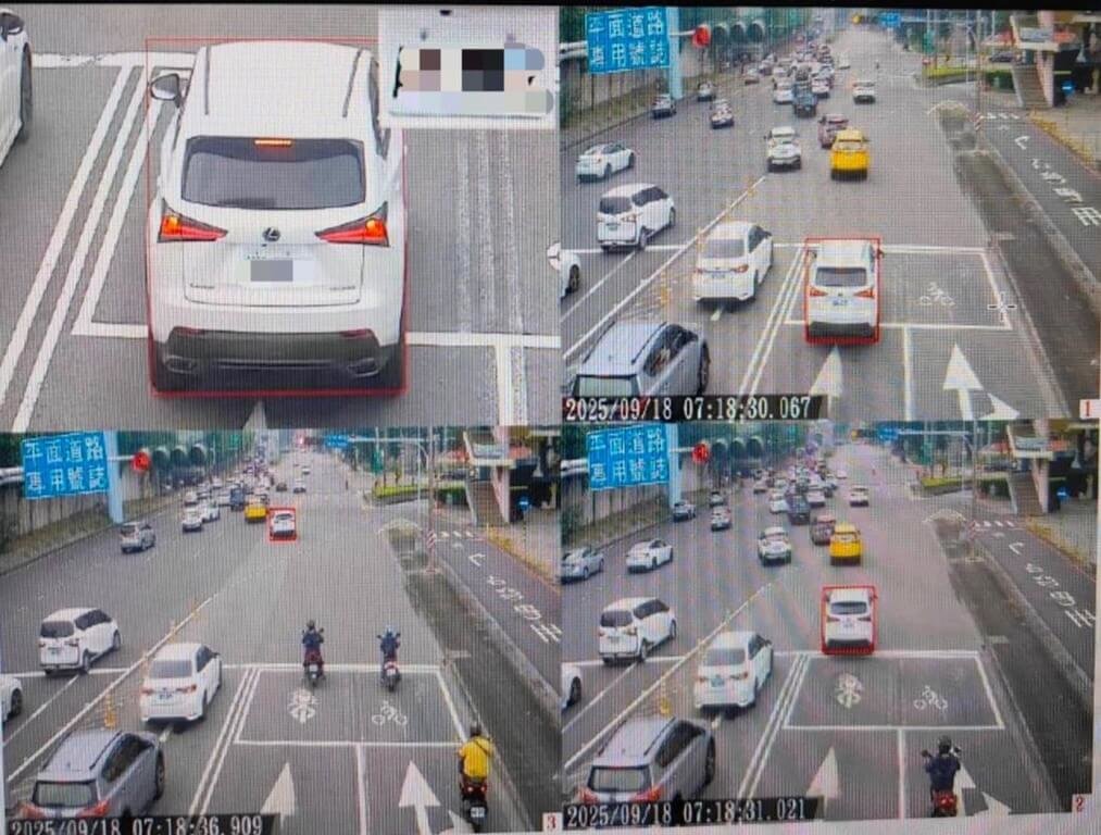 高雄市政府警察局交通警察大隊表示，2025年高雄市108處科技執法主要取締超速、闖紅燈及不依標誌標線號誌指示行駛等違規行為，共舉發7萬648件，呼籲駕駛人行駛道路時，務必遵守交通安全規則。（高雄市政府警察局交通警察大隊提供）中央社記者張已亷傳真　115年1月25日