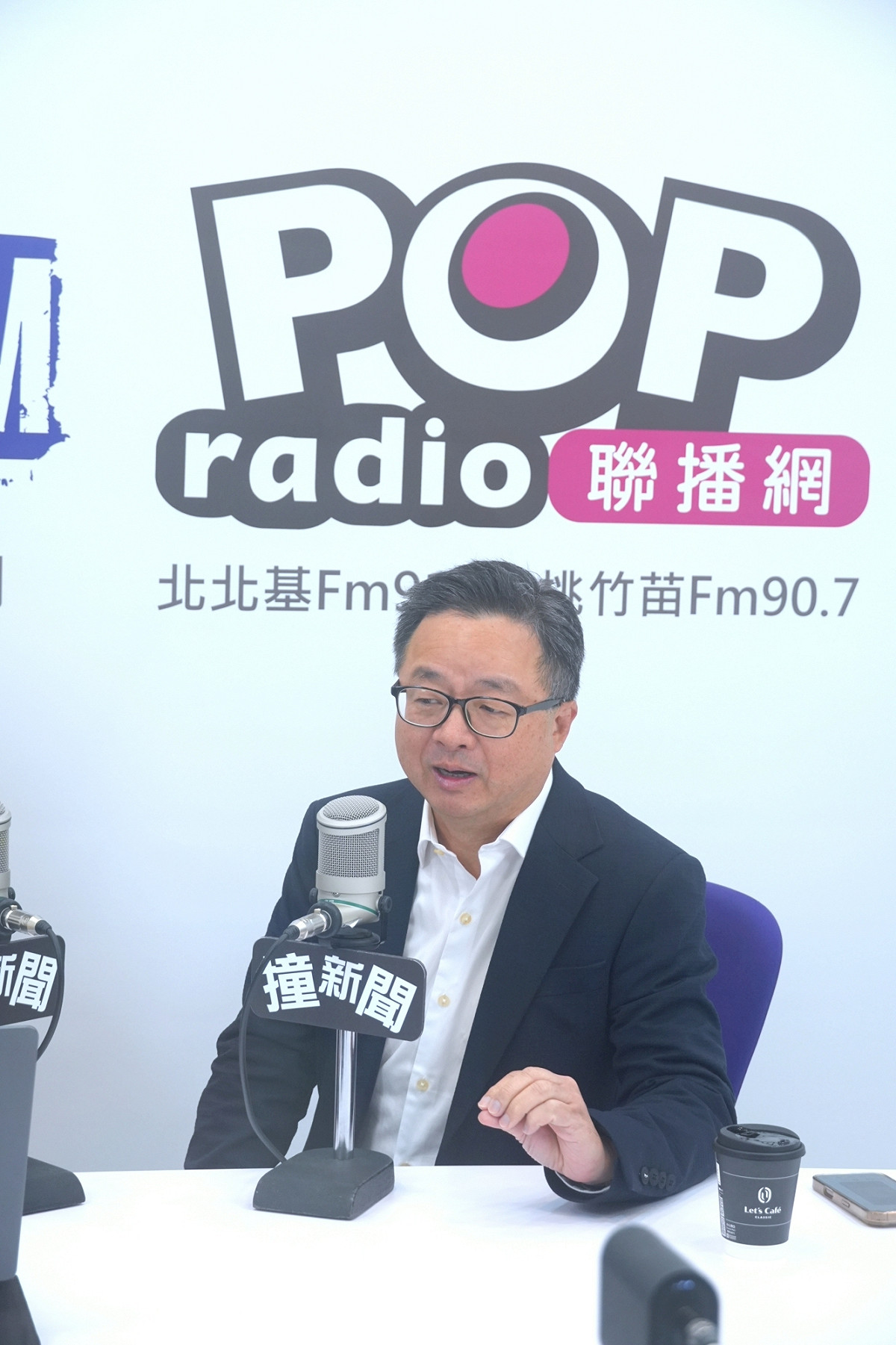 海基會副董事長暨秘書長羅文嘉今（26）日接受《POP撞新聞》專訪。 圖：《POP撞新聞》提供