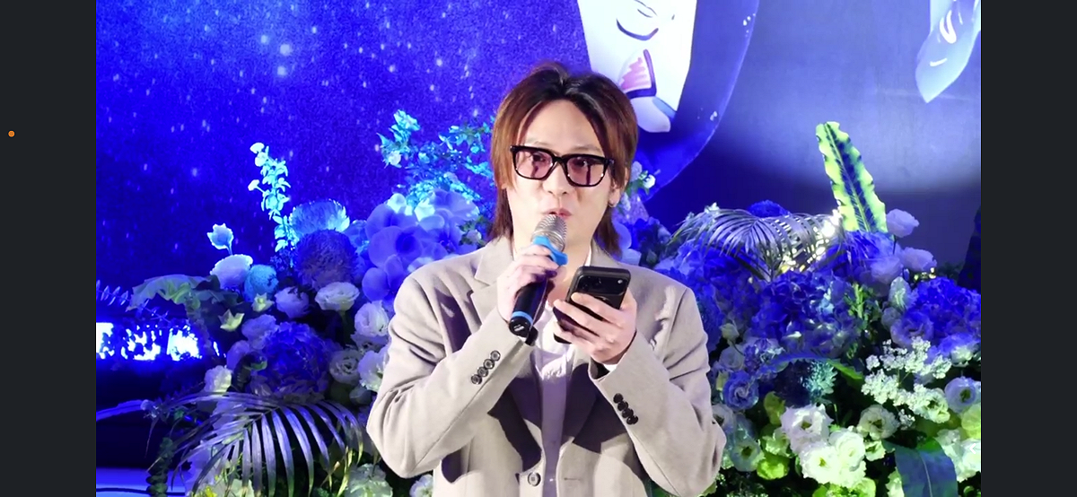 曹西平的乾兒子Jeremy舉辦告別式。 圖：翻攝自曹西平FB