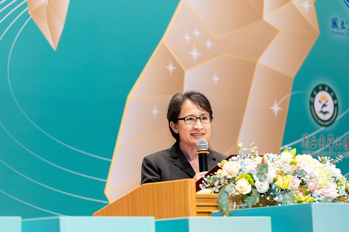 蕭美琴副總統出席NUST15校跨域共榮典禮致詞 圖：中興大學/提供