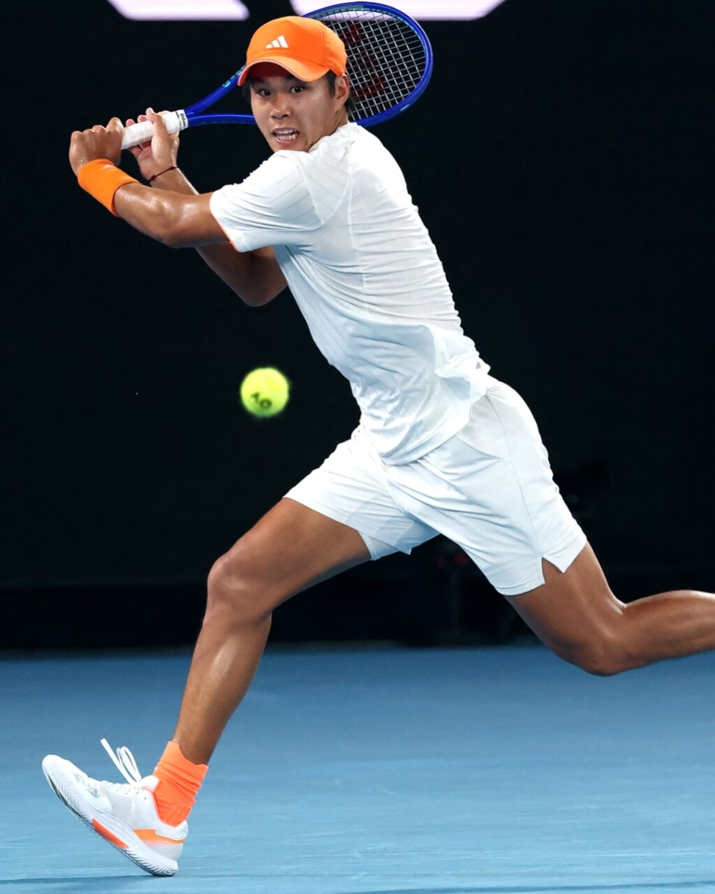 勒納．田（圖）職業生涯首度闖進大滿貫8強賽事。（圖取自x.com/AustralianOpen）