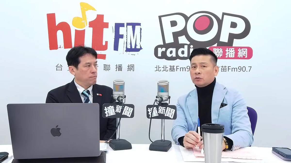 戴錫欽28日上《POP撞新聞》接受資深媒體人黃暐瀚專訪。 圖：翻攝自POP Radio聯播網YT頻道
