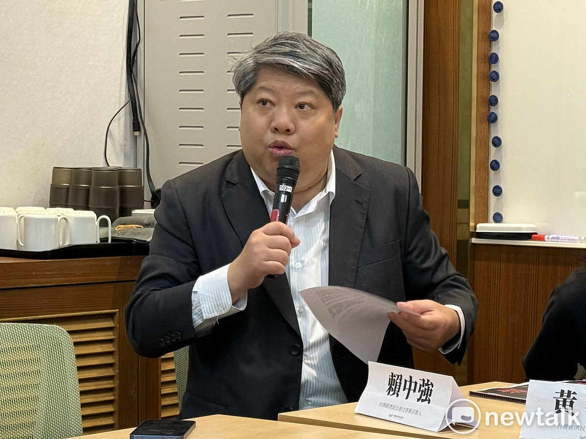 經濟民主連合召集人賴中強。 圖：周煊惠 / 攝（資料照）