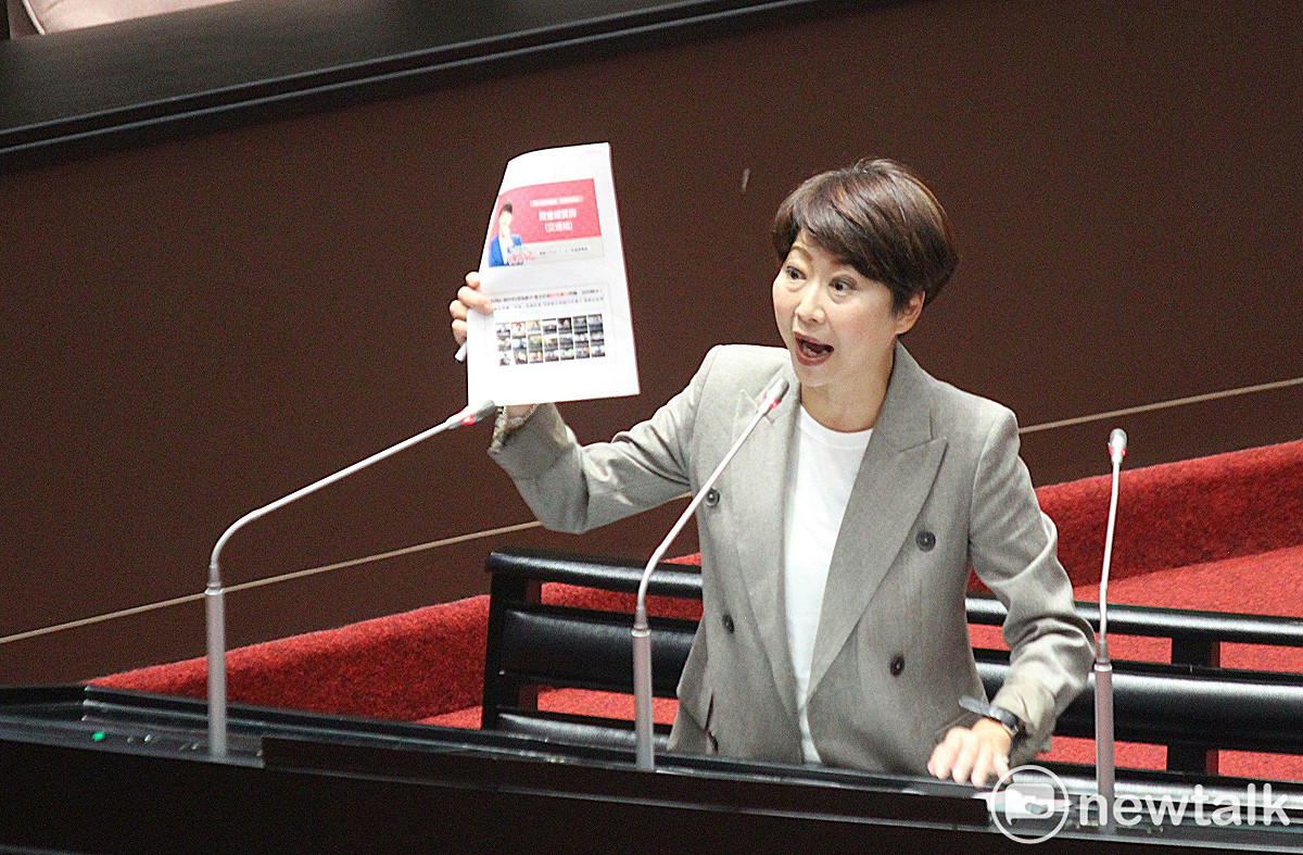 陳亭妃公開點名國民黨立委謝龍介，強調雙方同為台南出身的民意代表，「政治立場可以不同，但對家鄉的責任不該有差別」。 圖：陳亭妃服務處提供
