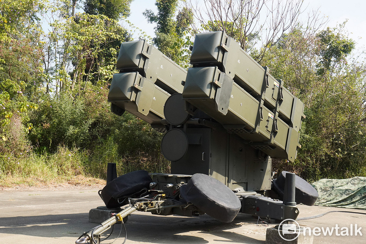 配置在空軍嘉義基地的麻雀飛彈，主要負責基地的低空防空任務。 圖：張良一/攝