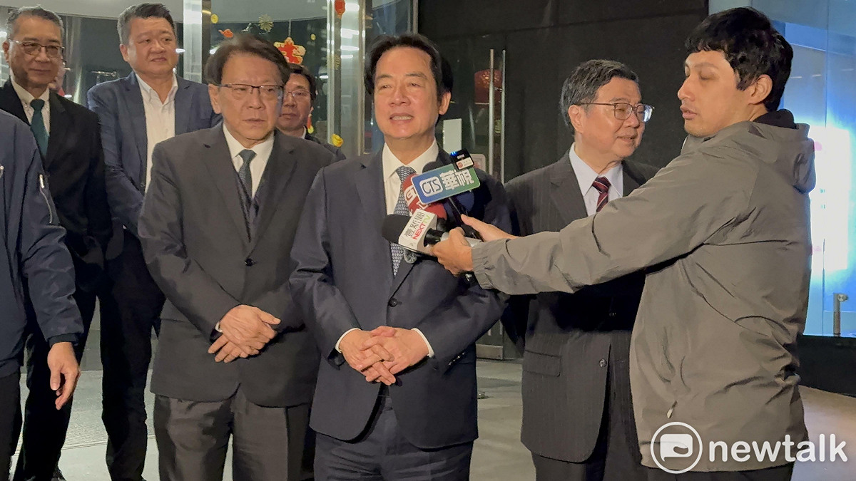 賴清德希望陳菊早日康復。 圖：高逸帆／攝