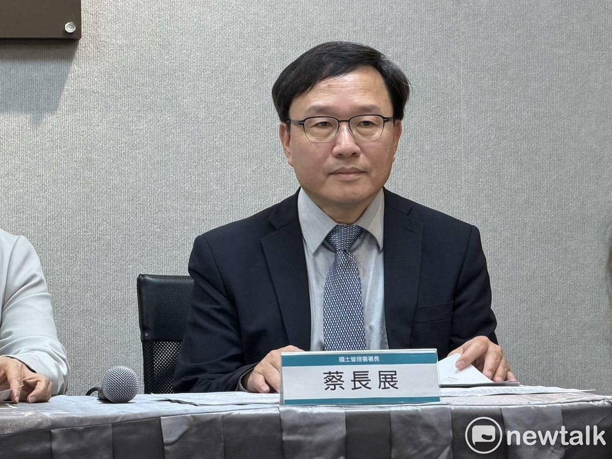 新任國土管理署署長蔡長展。 圖：高逸帆／攝