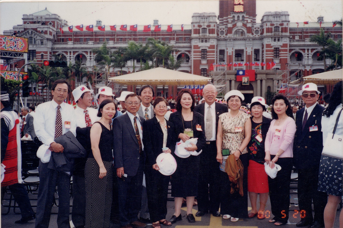 2000年5月20日首度政黨輪替，民進黨執政。  劉金獅提供/張文隆翻攝