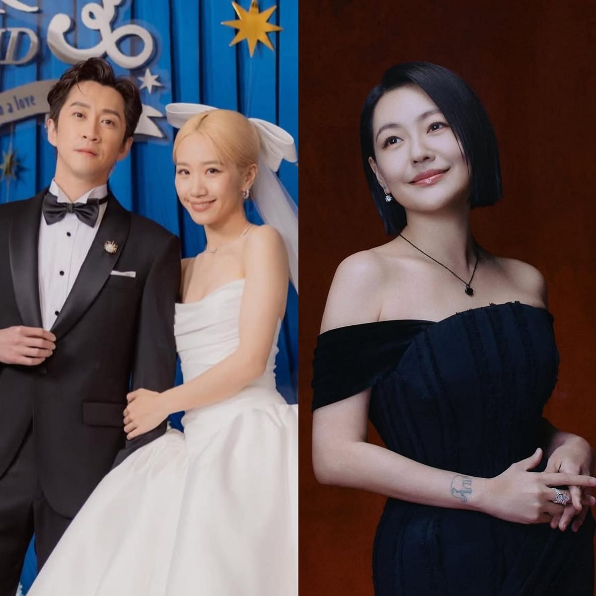 小S（右圖）沒有出席陳漢典和LULU的婚禮。 圖：翻攝自陳漢典、小S IG