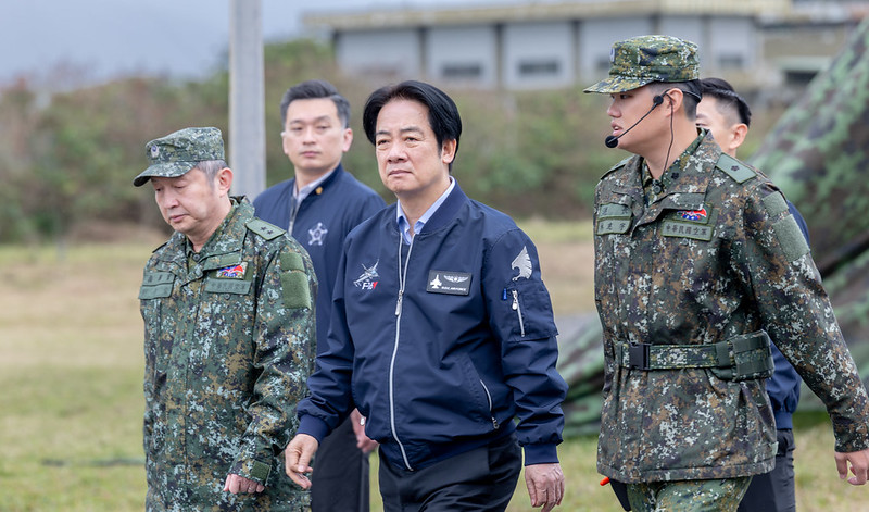 賴清德赴花蓮春節勗勉國軍。 圖：總統府提供