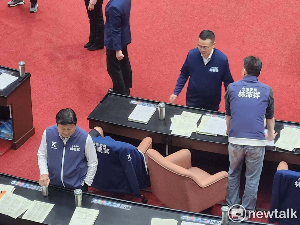 立法院在藍白兩黨聯手下，通過《政黨及其附隨組織不當取得財產處理條例》部分條文修正案。 圖：黃建豪/攝