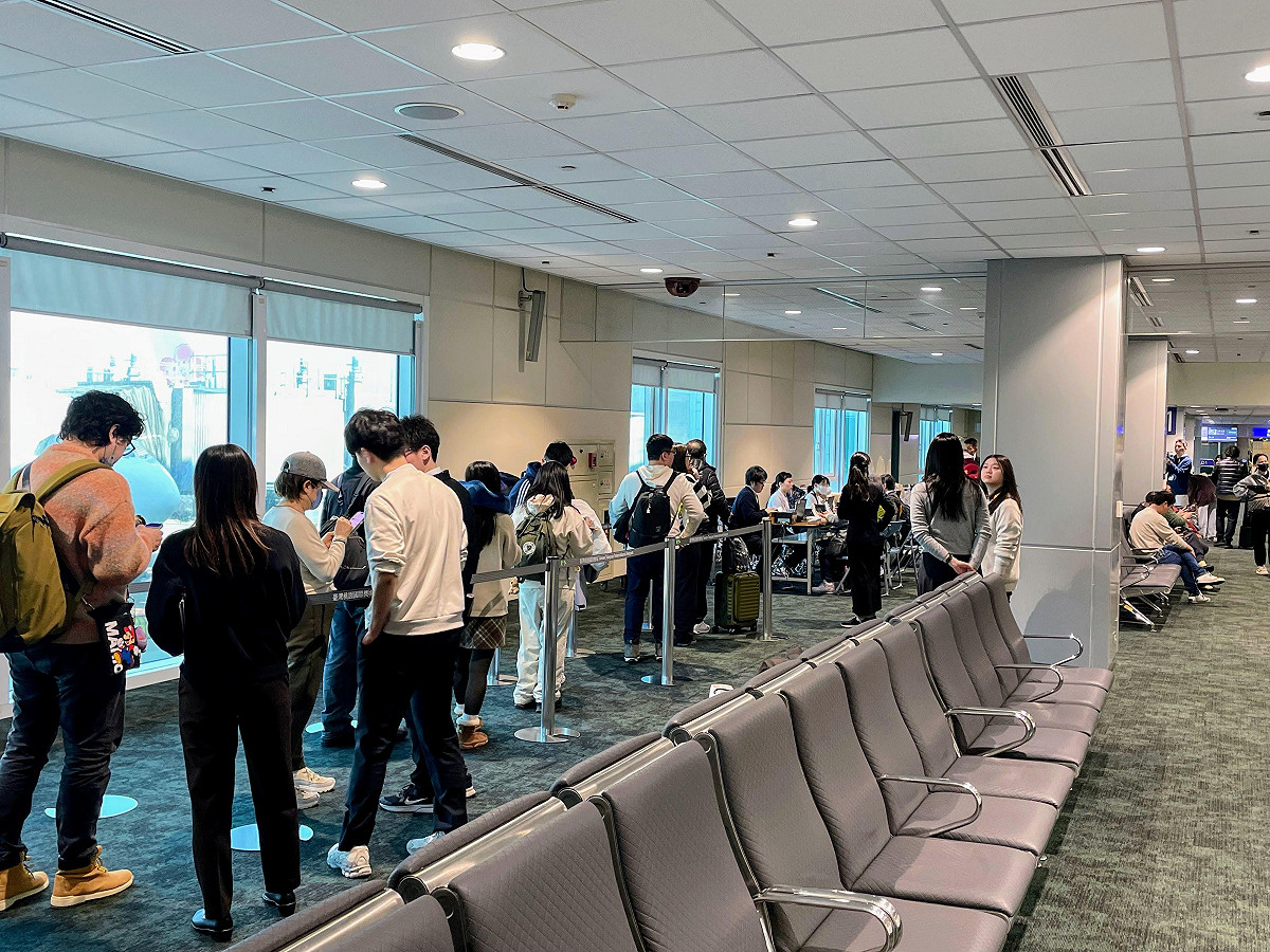 受到巴威颱風影響，不少人的旅遊行程受阻，甚至更改機票時間提早返台。(示意圖) 圖：桃機公司／提供(資料照)