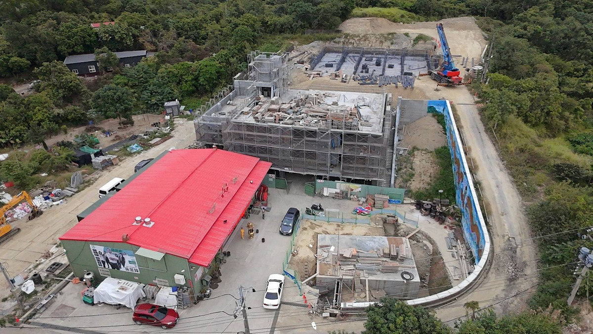 雲天宮正進行建廟大業，期望打造南台灣新興信仰重鎮。 圖：玄鷲山高邑雲天宮/提供