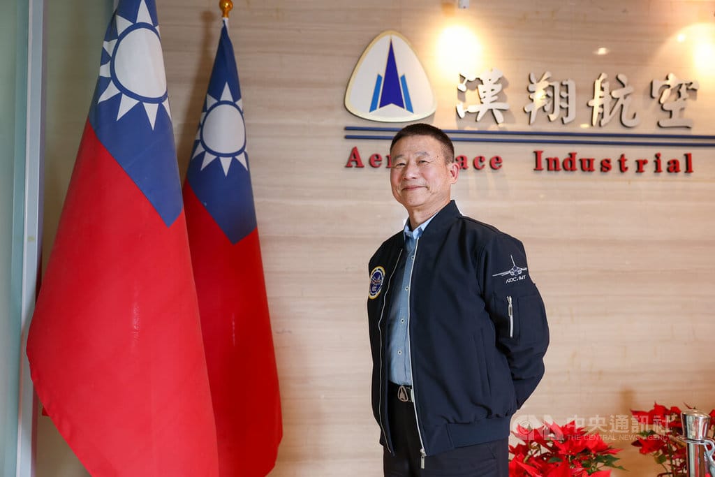 漢翔公司董事長曹進平率領團隊力拚轉型，看好無人機需求擋不住，「下一座護國神山，聚焦在無人機」。中央社記者王騰毅攝　115年1月31日