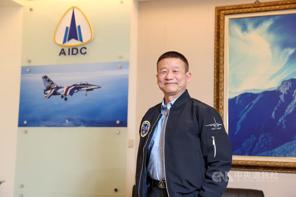 漢翔公司董事長曹進平表示，在軍事國防的支持上，漢翔從不缺席，轉型策略採「兩路並進」，擴大國機國造，加速布局無人機。中央社記者王騰毅攝　115年1月31日