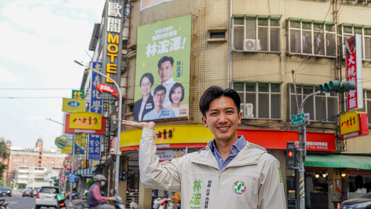 蕭美琴、陳其邁、邱議瑩同框力挺，展現中央與地方對林浤澤的高度期待。 圖：林浤澤服務處/提供