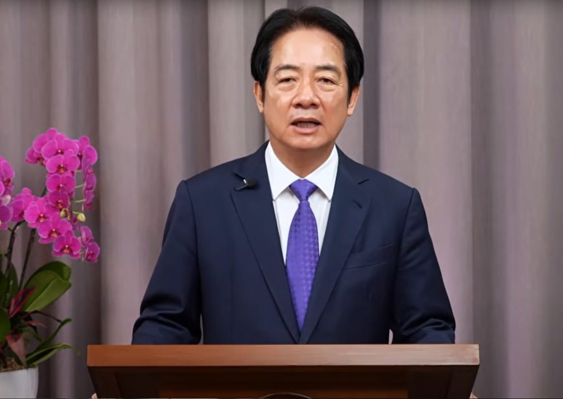 賴清德總統今（1）天凌晨以錄影方式為「北加州台灣同鄉聯合會第53屆年會」致詞。 圖：總統府提供
