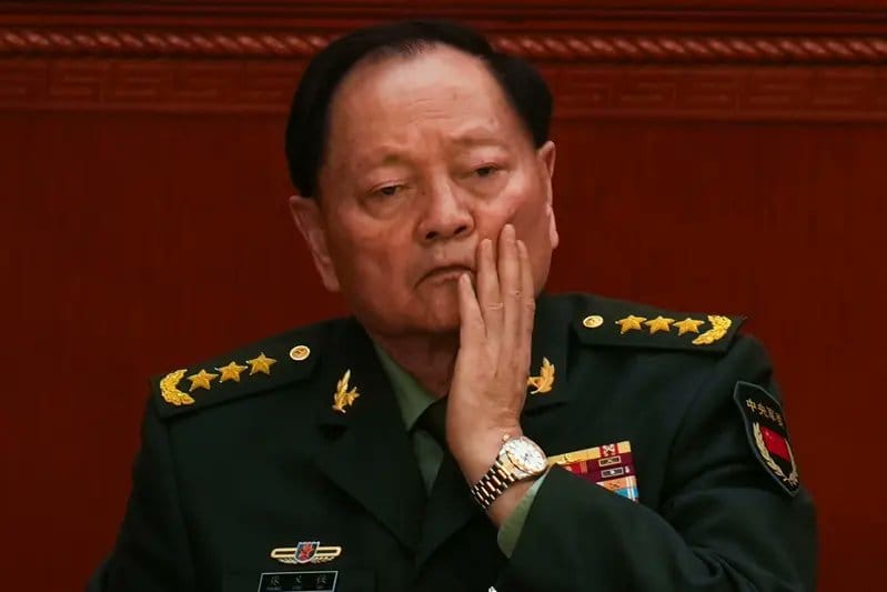 張又俠1月遭立案調查後，國防部及政治局會議對其案全程低調，通稿與記者會文字實錄多處避提其姓名，官方訊息刻意降溫。 圖：翻攝自 X @GaoFalin