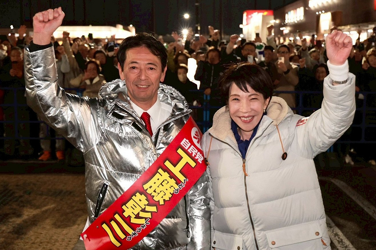 高市早苗挾高人氣帶動自民黨選情。 圖：翻攝「X」@takaichi_sanae