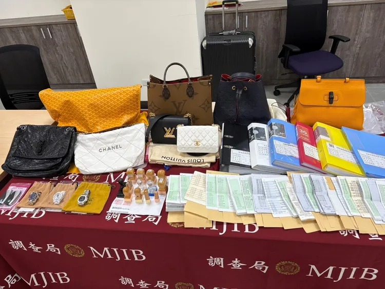 調查局今年1月執行「金融掃黑專案」，破獲不法集團濫用人頭公司犯罪。 圖：調查局提供