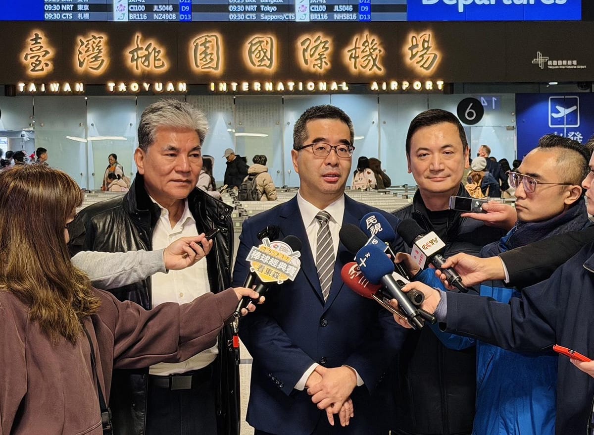 國民黨副主席蕭旭岑與國民黨智庫副董事長李鴻源率團訪中參加「兩岸交流合作前瞻論壇」。 圖：國民黨/提供