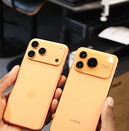 MKBHD踢爆榮耀新機Power2抄襲iPhone，竟裝假鏡頭充數。 圖：翻攝自MKBHD　YT