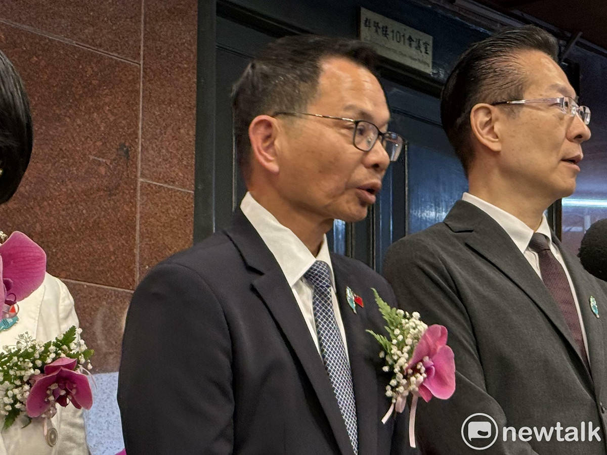 民眾黨團新任總召陳清龍。 圖：周煊惠 / 攝