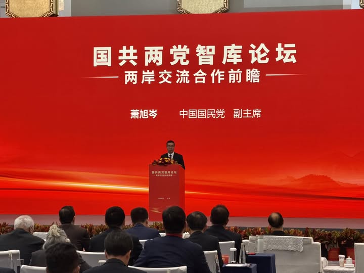 國民黨副主席蕭旭岑日前率團赴陸參加「國共兩黨智庫論壇」。 圖：翻攝「臉書」蕭旭岑粉絲專頁