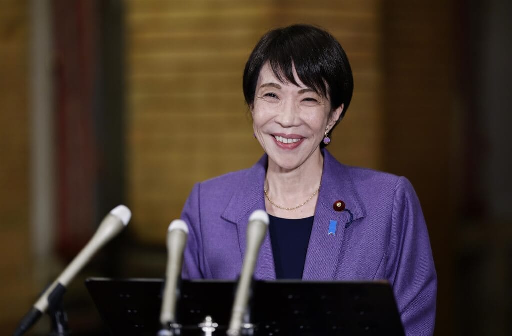 日本首相高市早苗。（共同社） 圖：中央社提供