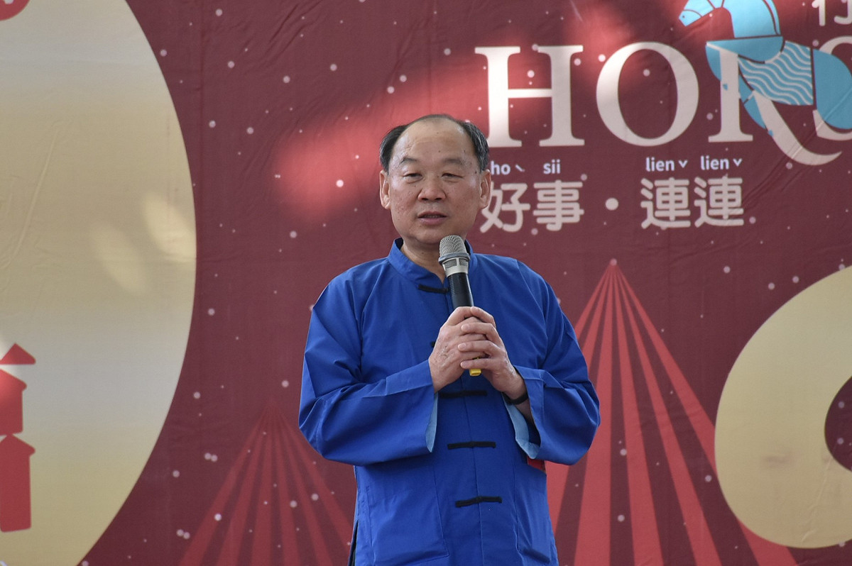 客委會客發中心新任主任謝勝信表示，今年春節期間六堆客家園區規劃10大亮點活動。 圖：孫家銘攝