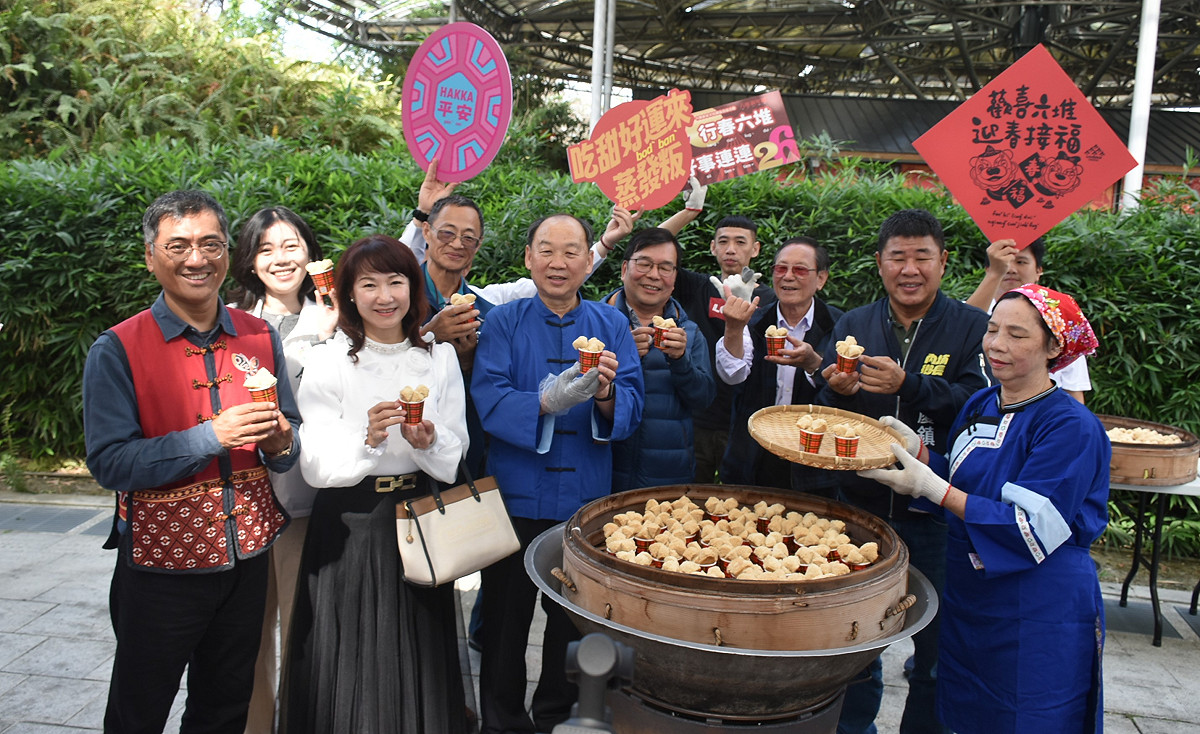 吃甜好運來蒸發粄是新春10大亮點活動之一。 圖：孫家銘攝