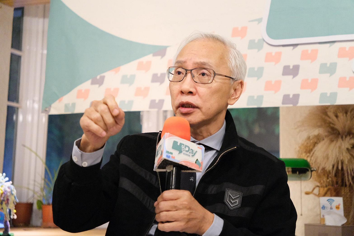 國策研究院顧問董立文。 圖：Y’s Day「週三青年日」提供
